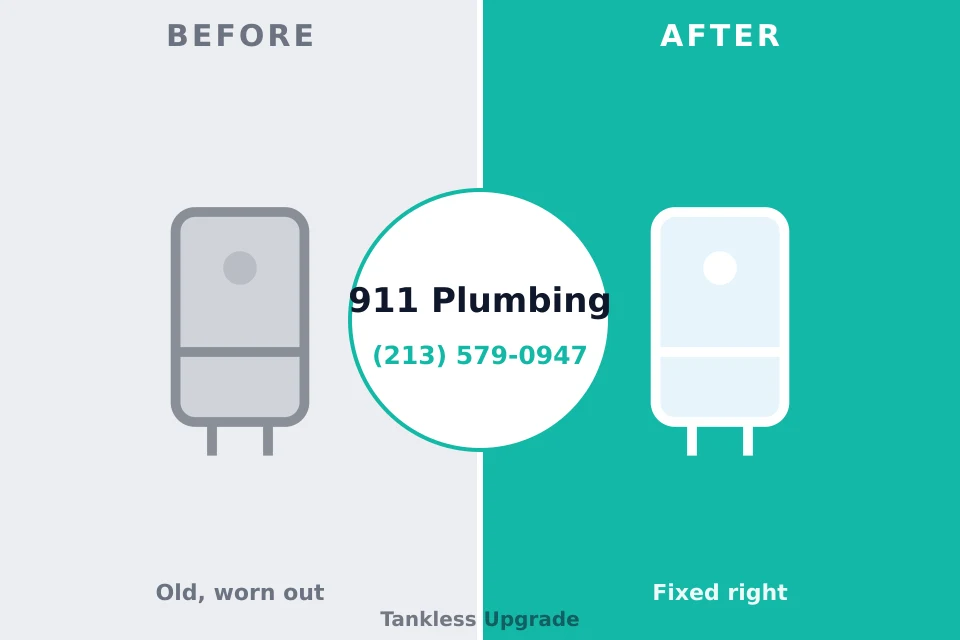Before and after: plumbing company Coulee Dam, WA